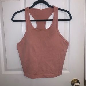 Lululemon Ebb to Street Cropped Racerback Tank